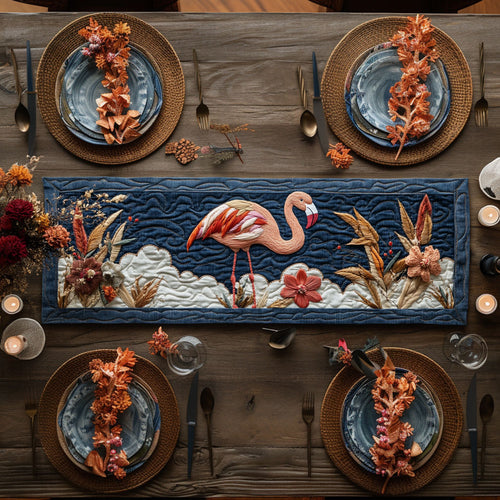 Flamingo Sands WN0707063CL Quilted Table Runner