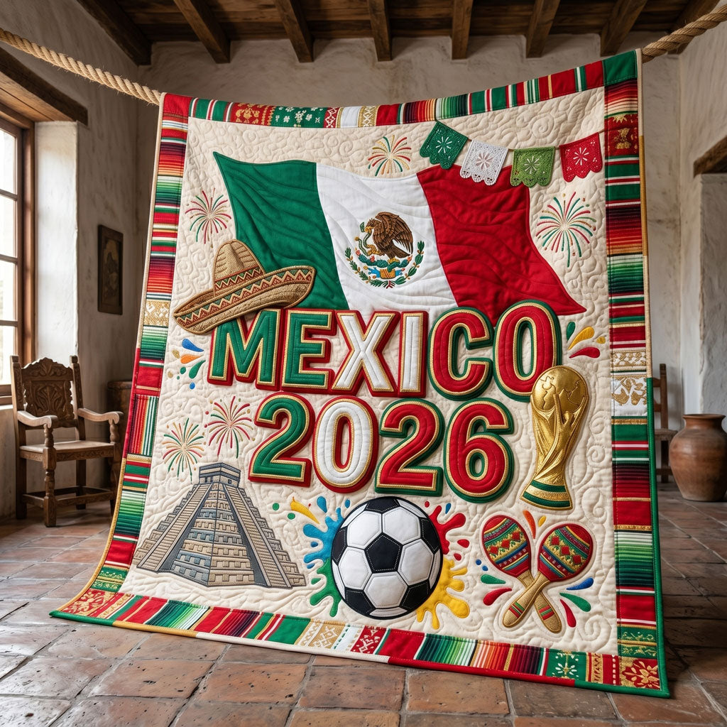 Mexico 2026 Fiesta Soccer WN1704012CL Quilt