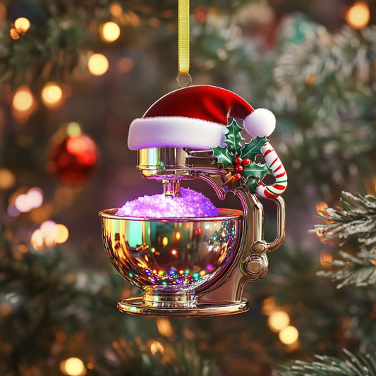 Festive Whip Flour Mixer Machine WN0411028CL Christmas Ornament
