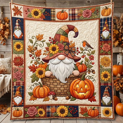 Harvest Basket Gnome WN2506011CL Quilt
