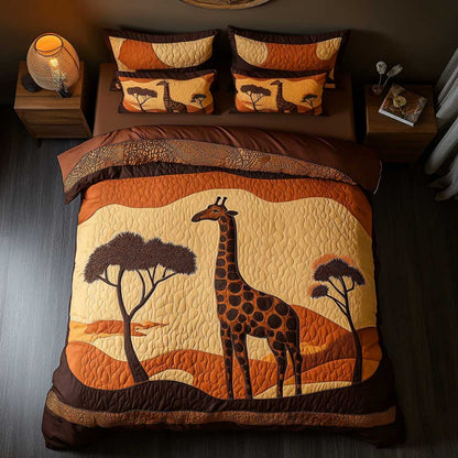 African Sunset Giraffe WN0304008CL Duvet Cover Set