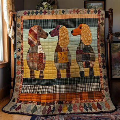 Rustic Dachshund WN1103030CL Quilt