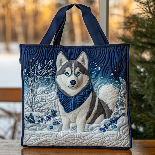 Snow Wanderer CP1810016CL Quilted Tote Bag