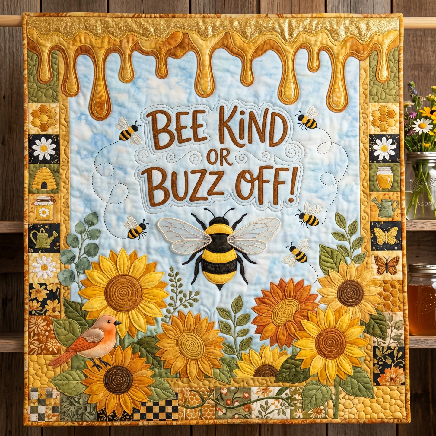 Bee Kind XR1405003CL Quilt