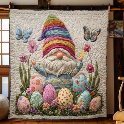 Rainbow Easter Gnome WN0403054CL Quilt