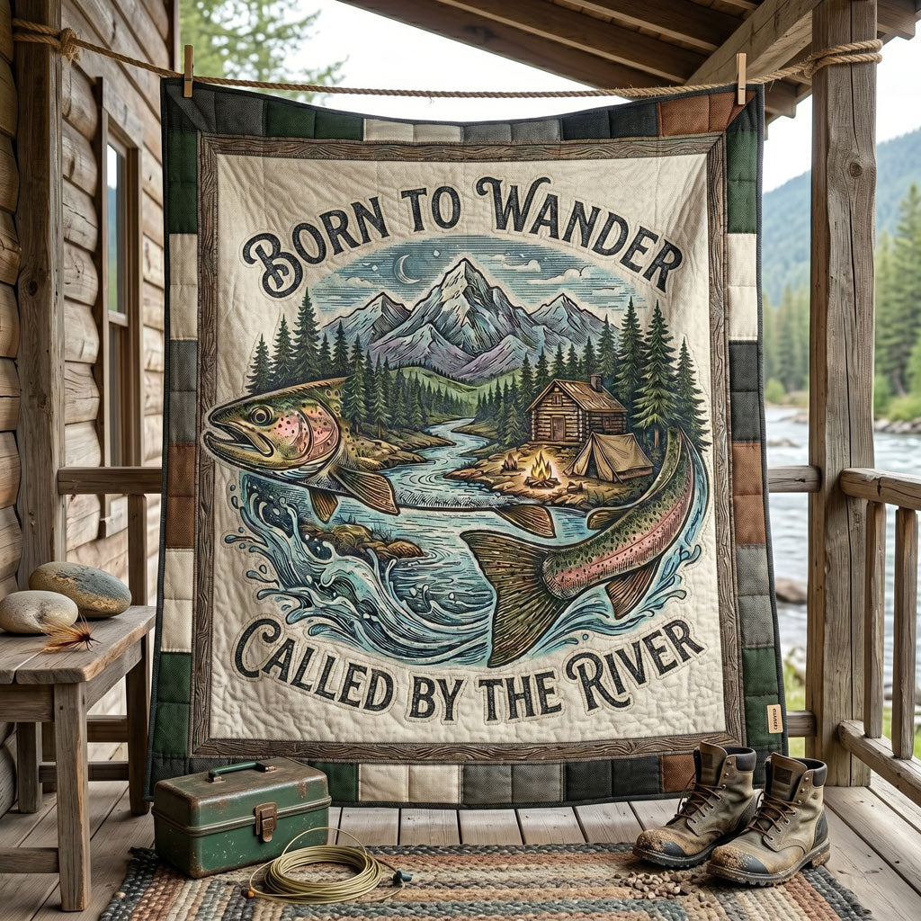 Mountain River Trout WN2105012CL Quilt