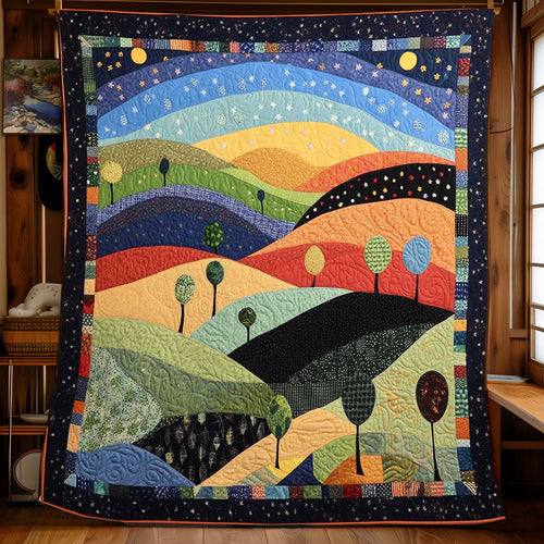 Patchwork Colorful Hill WP1402027CL Quilt