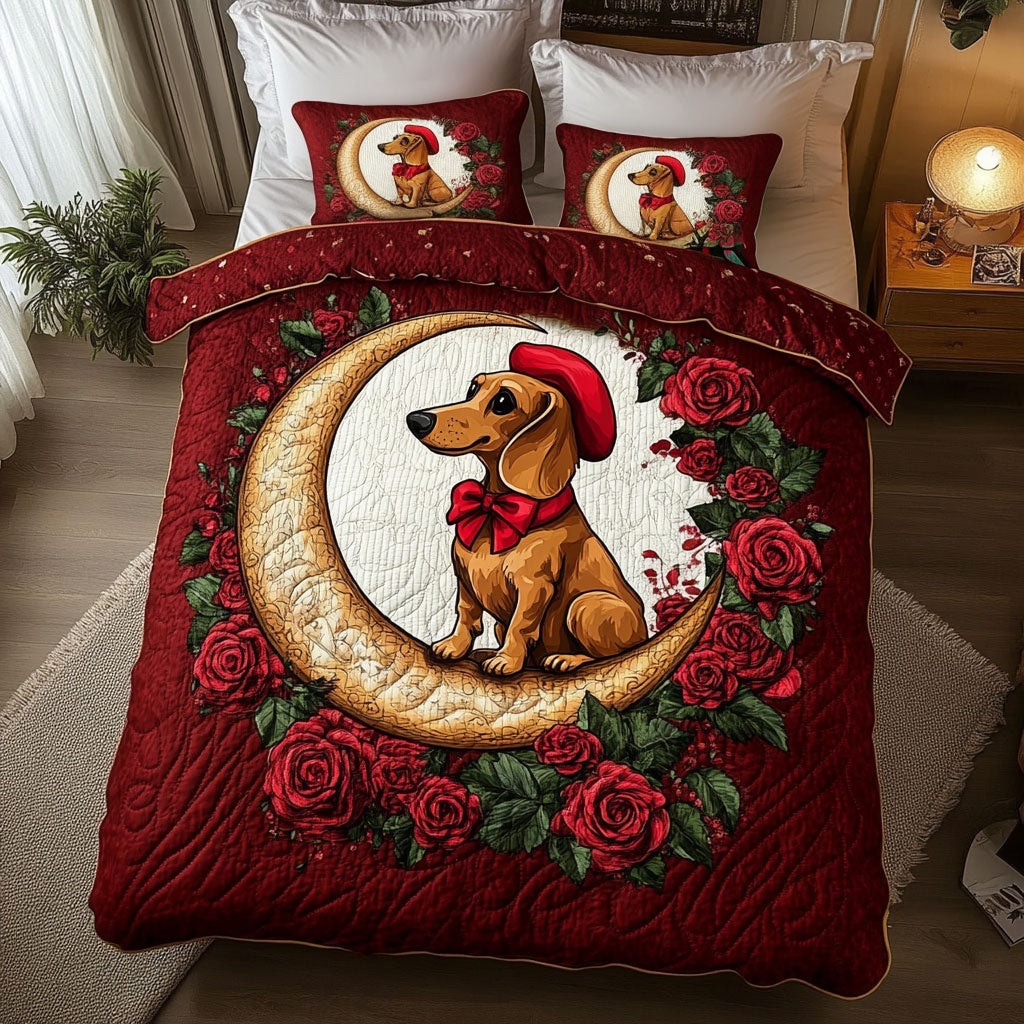 Harmony Dachshund WN1701033CL Duvet Cover Set