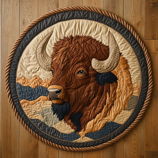 Guardian Of Horizon CP0907045CL Quilted Round Mat