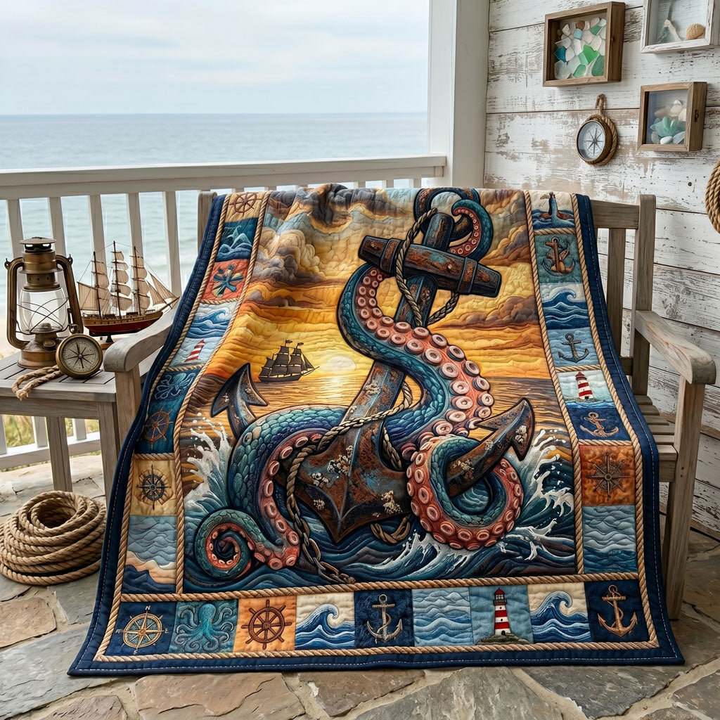 Nautical Deep Sea Legends WN1905009CL Quilt
