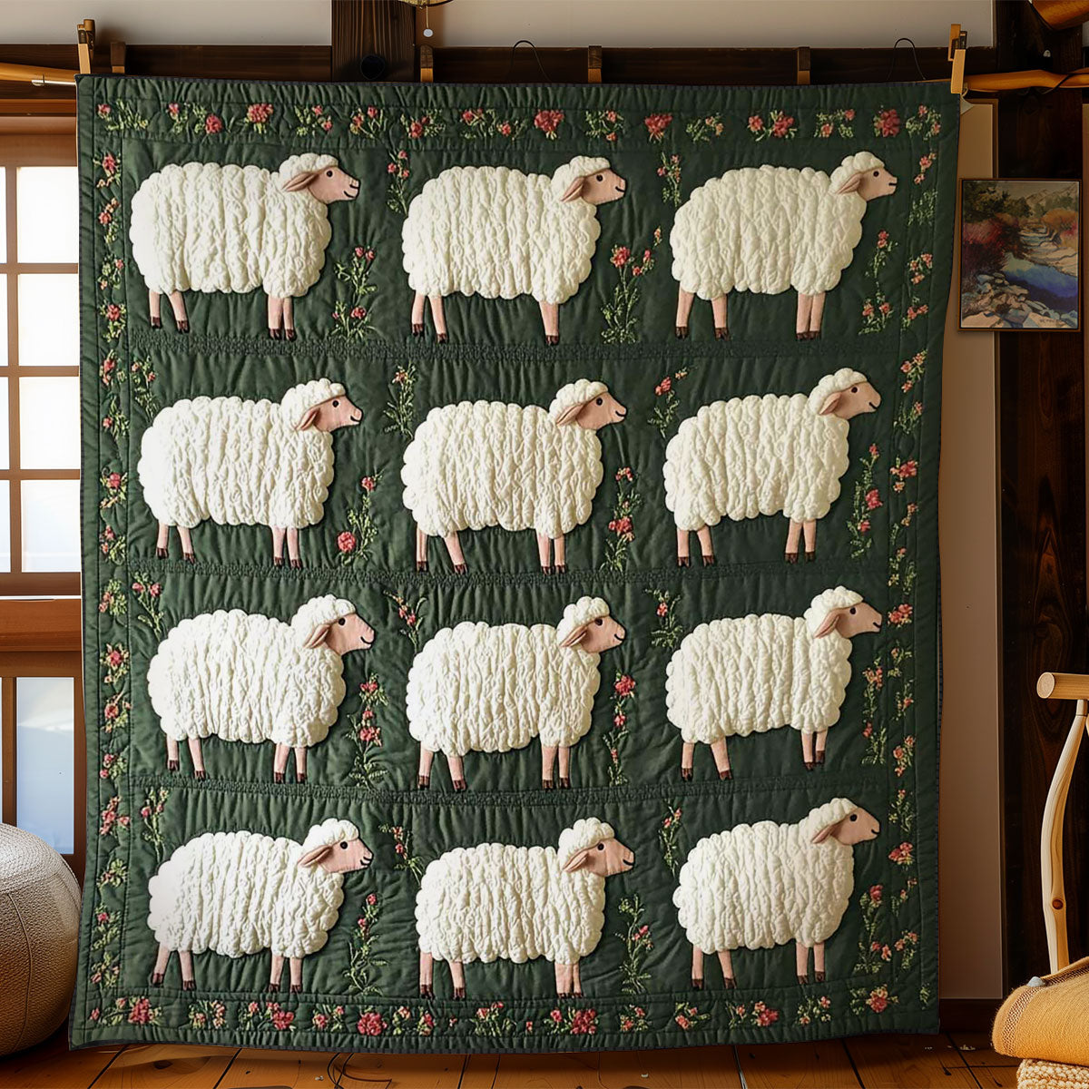 Dreamy Sheep WN2602052CL Quilt