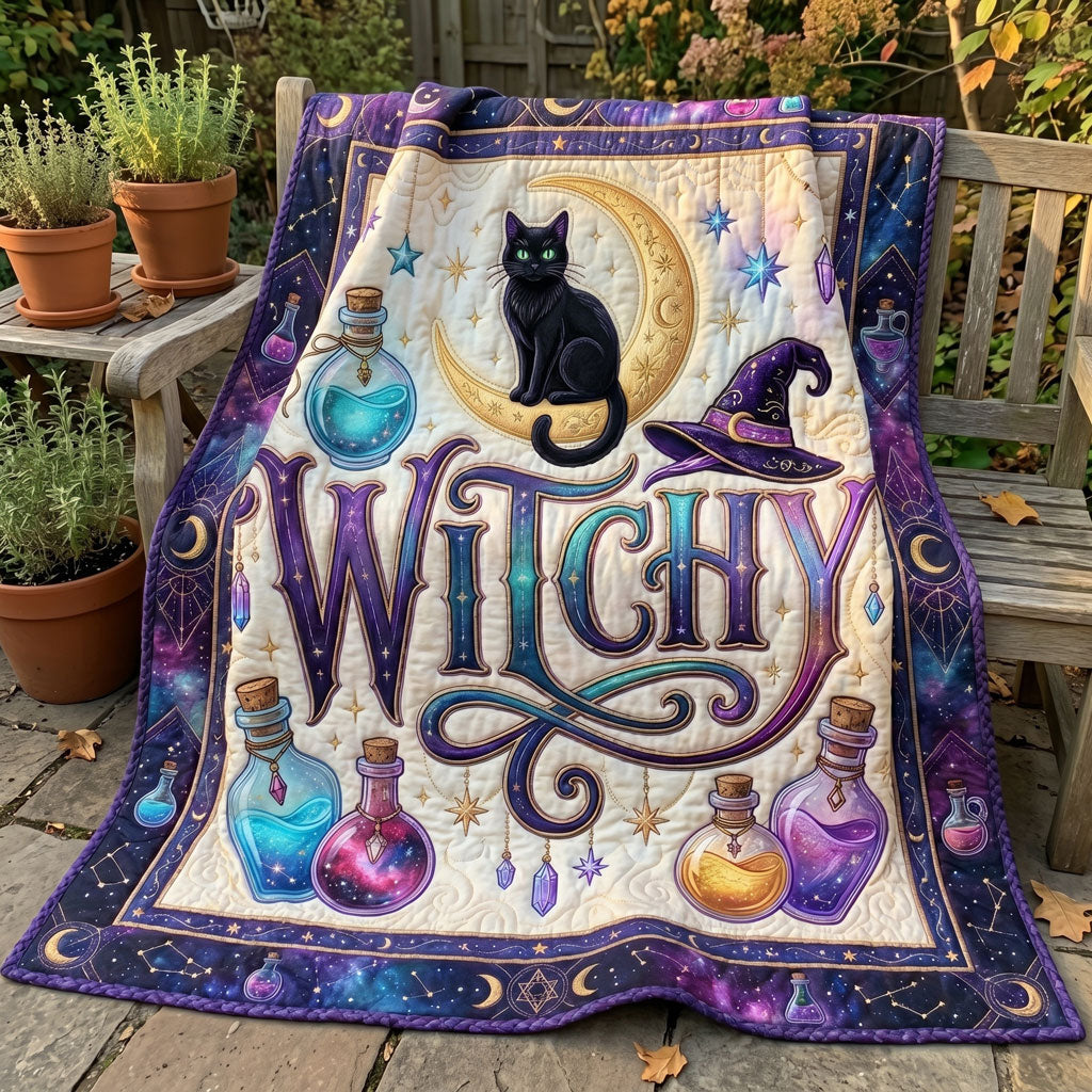 Moonlit Mystic Witch WN0705018CL Quilt