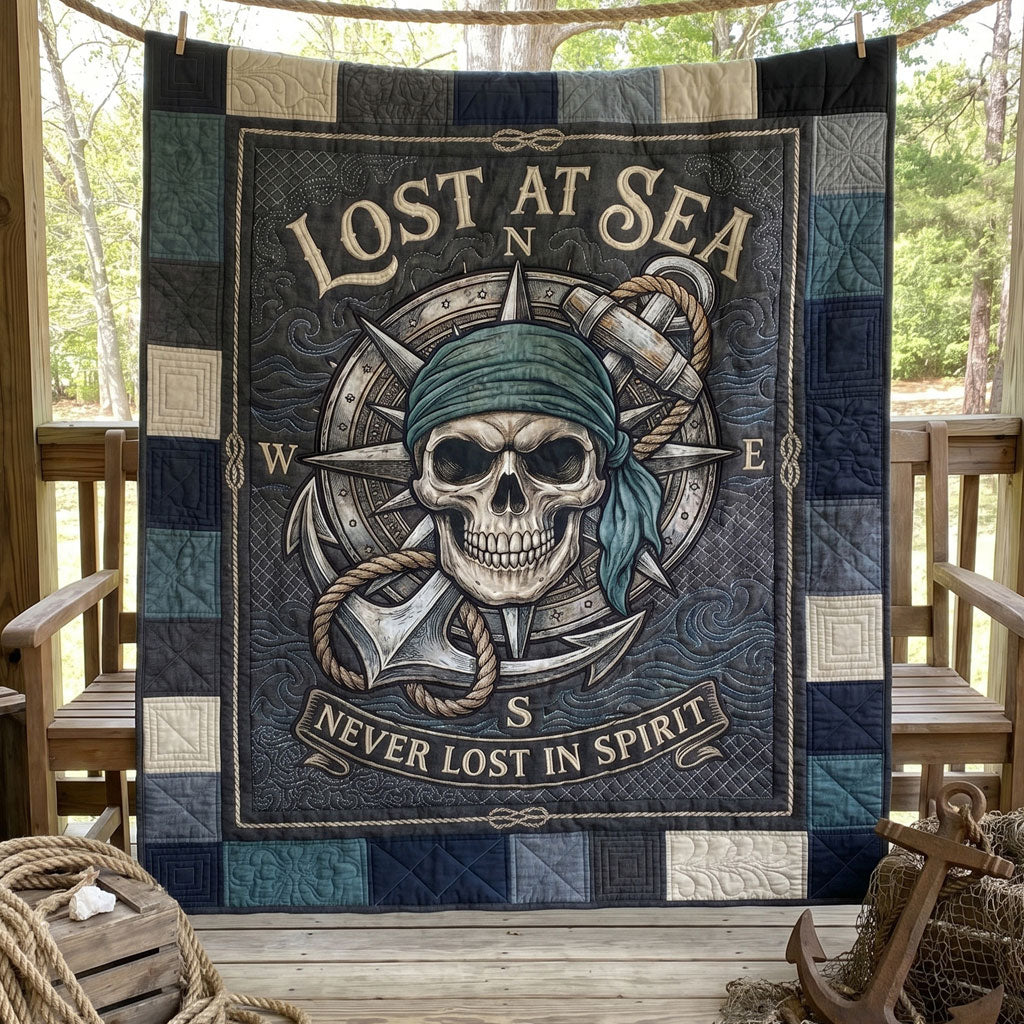 Lost At Sea Pirate WN2005008CL Quilt