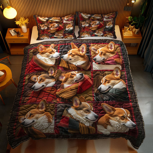 Snuggly Corgi WN1303200CL Duvet Cover Set