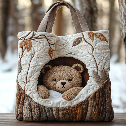 Winter Bear CP0112202CL Quilted Tote Bag