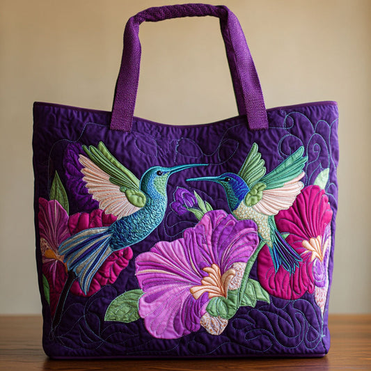 Purple Harmony CP2409060CL Quilted Tote Bag