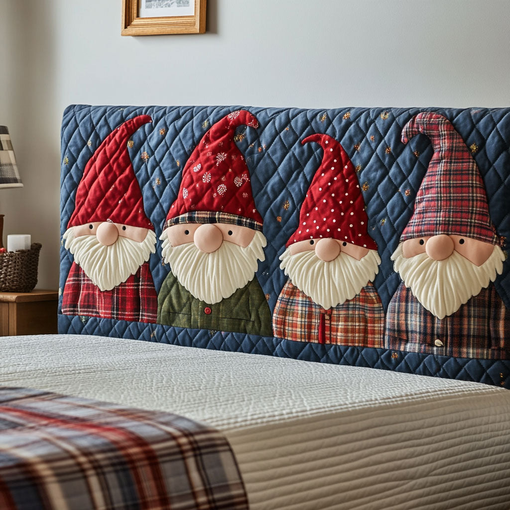 Midnight Gnomes CP0901055CL Quilted Headboard Slipcover