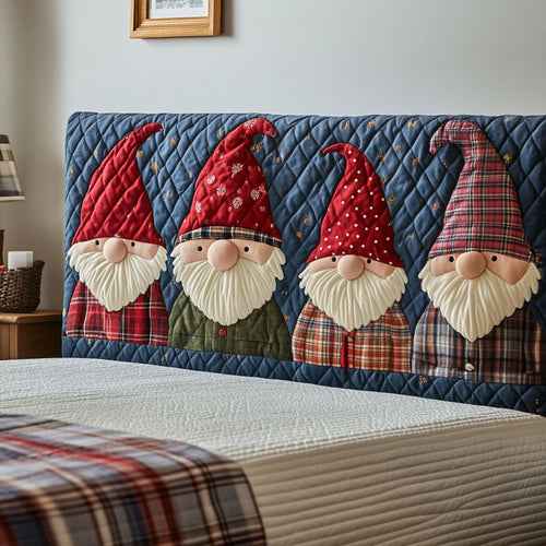 Midnight Gnomes CP0901055CL Quilted Headboard Slipcover