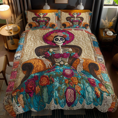 Catrina Skeleton Beauty WN0703075CL Duvet Cover Set