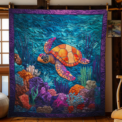 Blissful Turtle WN1404002CL Quilt
