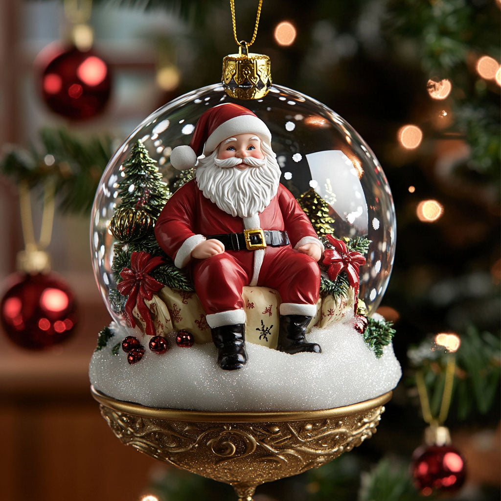 Santa Magic Glow CW0112056CL Christmas Ornament