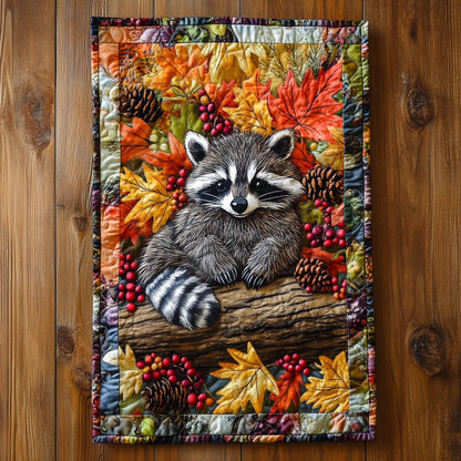 Raccoon WJ0705019CL Quilted Table Runner