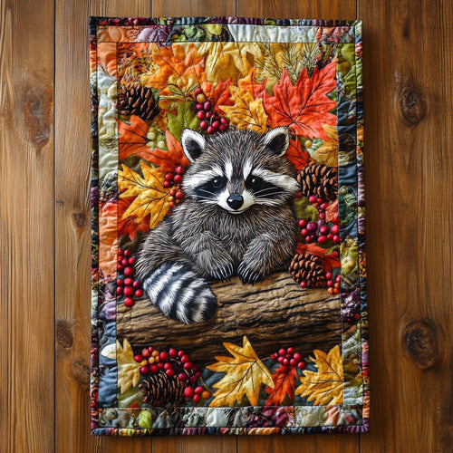 Raccoon WJ0705019CL Quilted Table Runner