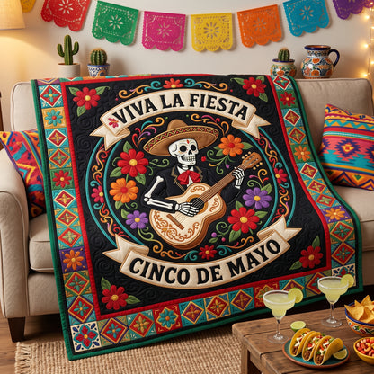Cinco De Mayo Viva La Fiesta XR1404012CL Quilt
