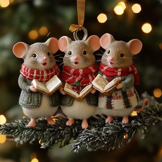 Little Carol Mouse WN1311066CL Christmas Ornament
