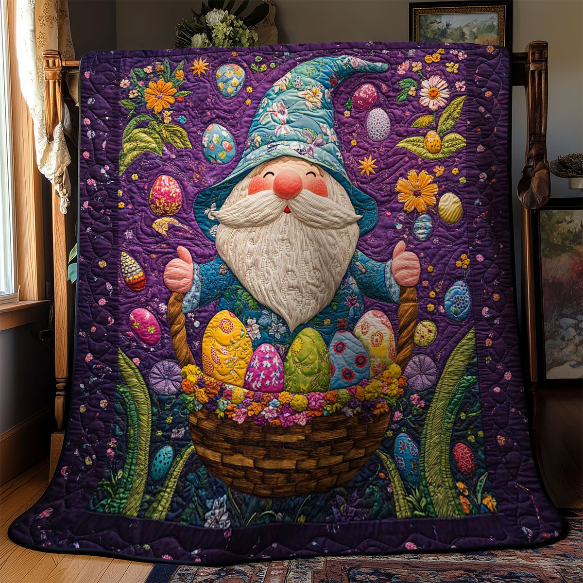 Gnome’s Easter Basket WN1501041CL Quilt