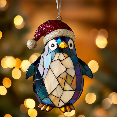 Penguin Merry Night WN2711033CL Christmas Ornament