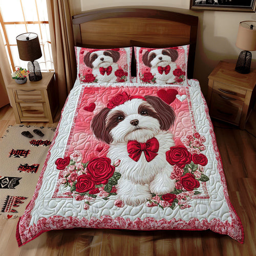 Shih Tzu Valentine WP0701065CL Duvet Cover Set