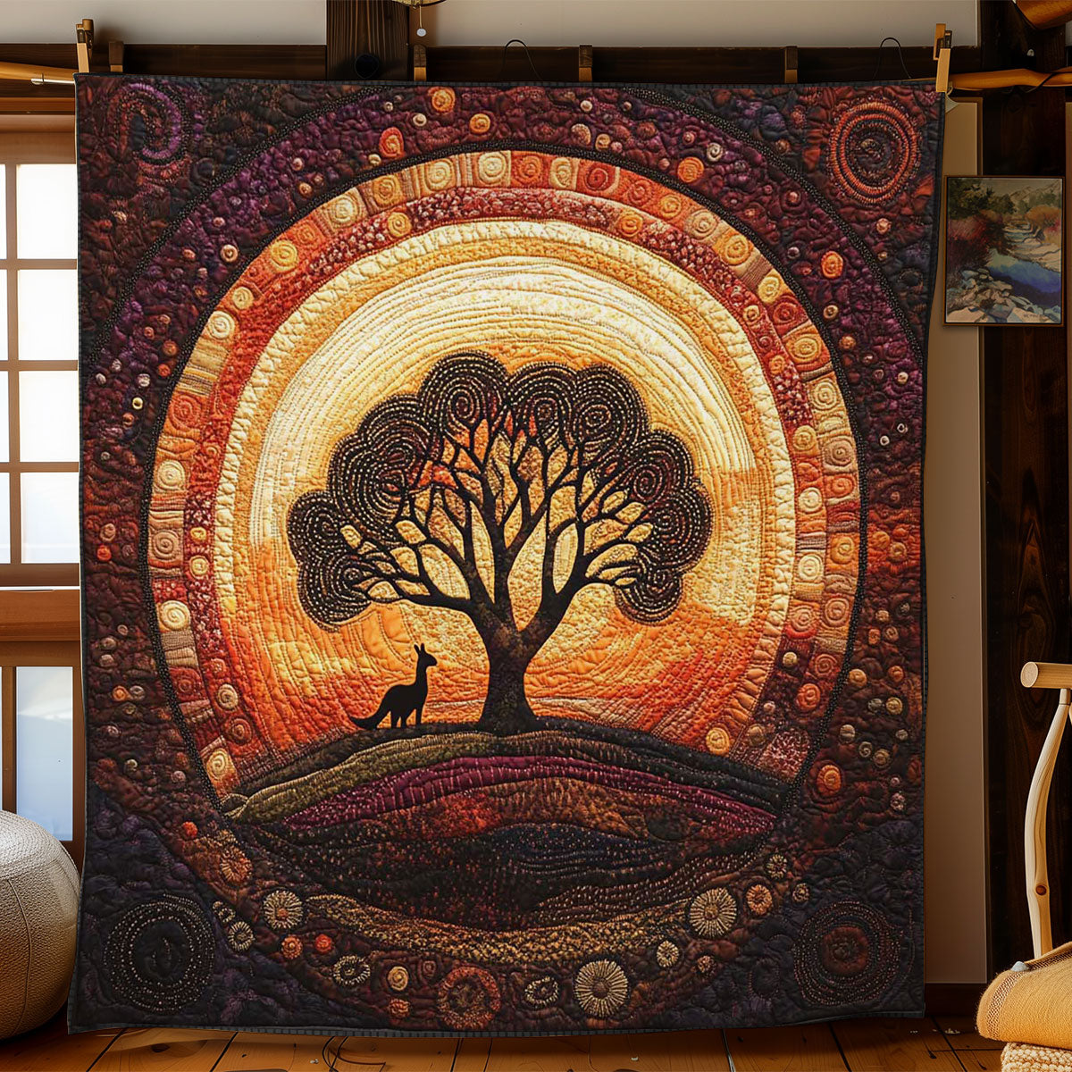 Aboriginal Baobab Guardian WN1904006CL Quilt