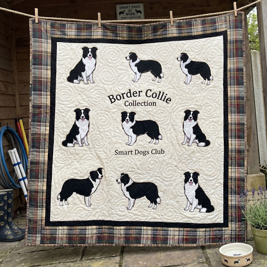 Border Collie Smart Dogs WN2805006CL Quilt