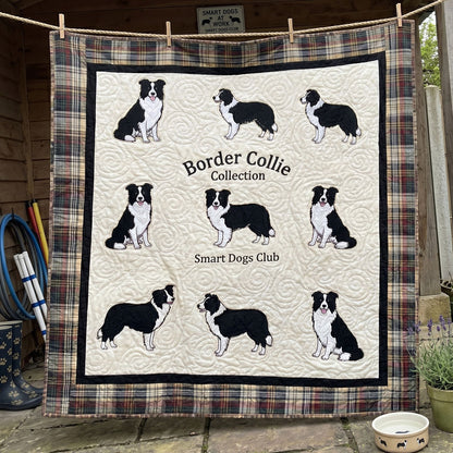 Border Collie Smart Dogs WN2805006CL Quilt