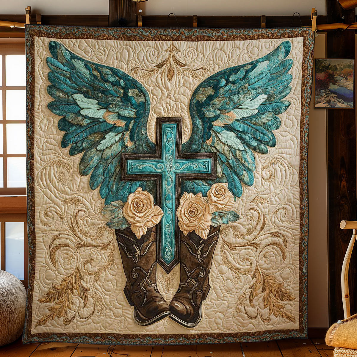 Graceful Cross WN2301006CL Quilt