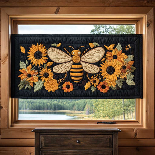 Honey Bee WN1803058CL Quilted Valance