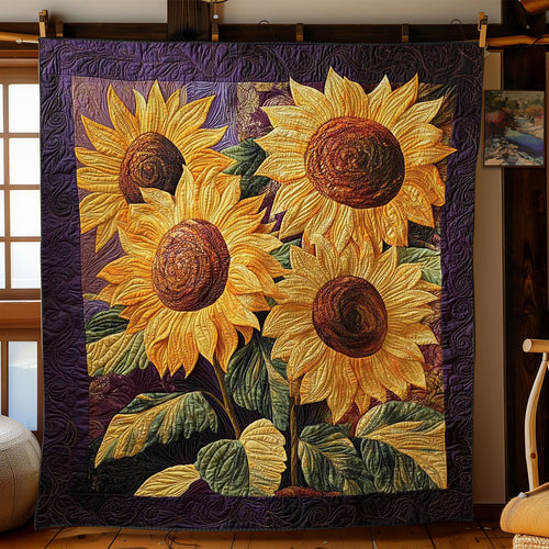 Rustic Sunflower Charm WN1703065CL Quilt