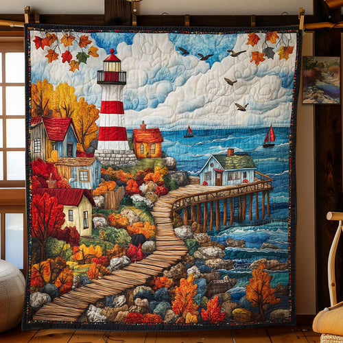 Autumn Lighthouse WN0502013CL Quilt