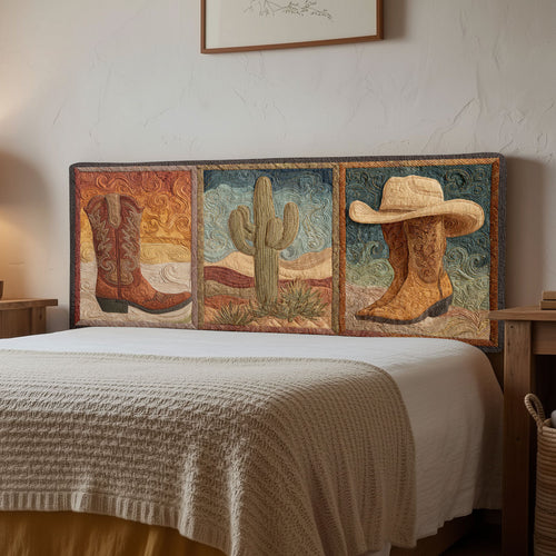 Desert Boots Charm CW2912010CL Quilted Headboard Slipcover