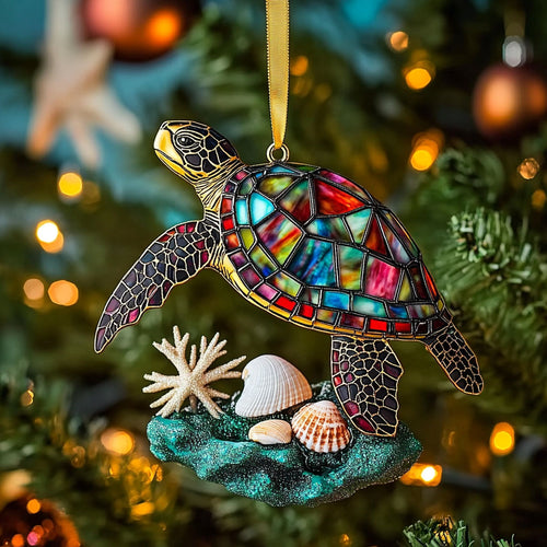 Coral Turtle WN2711016CL Christmas Ornament