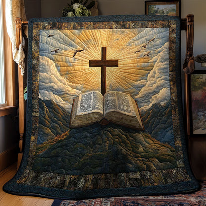 Christianity Cross And Wisdom WN0603017CL Quilt