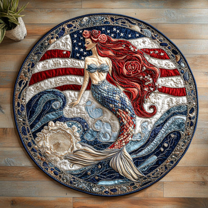 Mermaid Dream WN0206010CL Quilted Round Mat