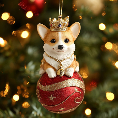 Corgi Queen CW2911003CL Christmas Ornament