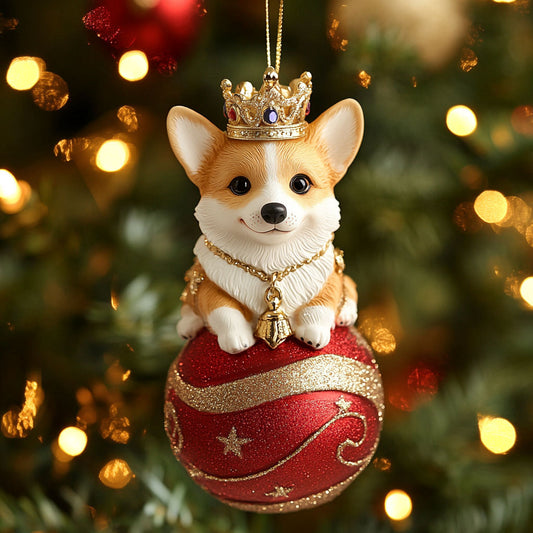 Corgi Queen CW2911003CL Christmas Ornament
