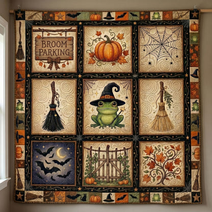 Frog Witch Patchwork WN0605009CL Quilt