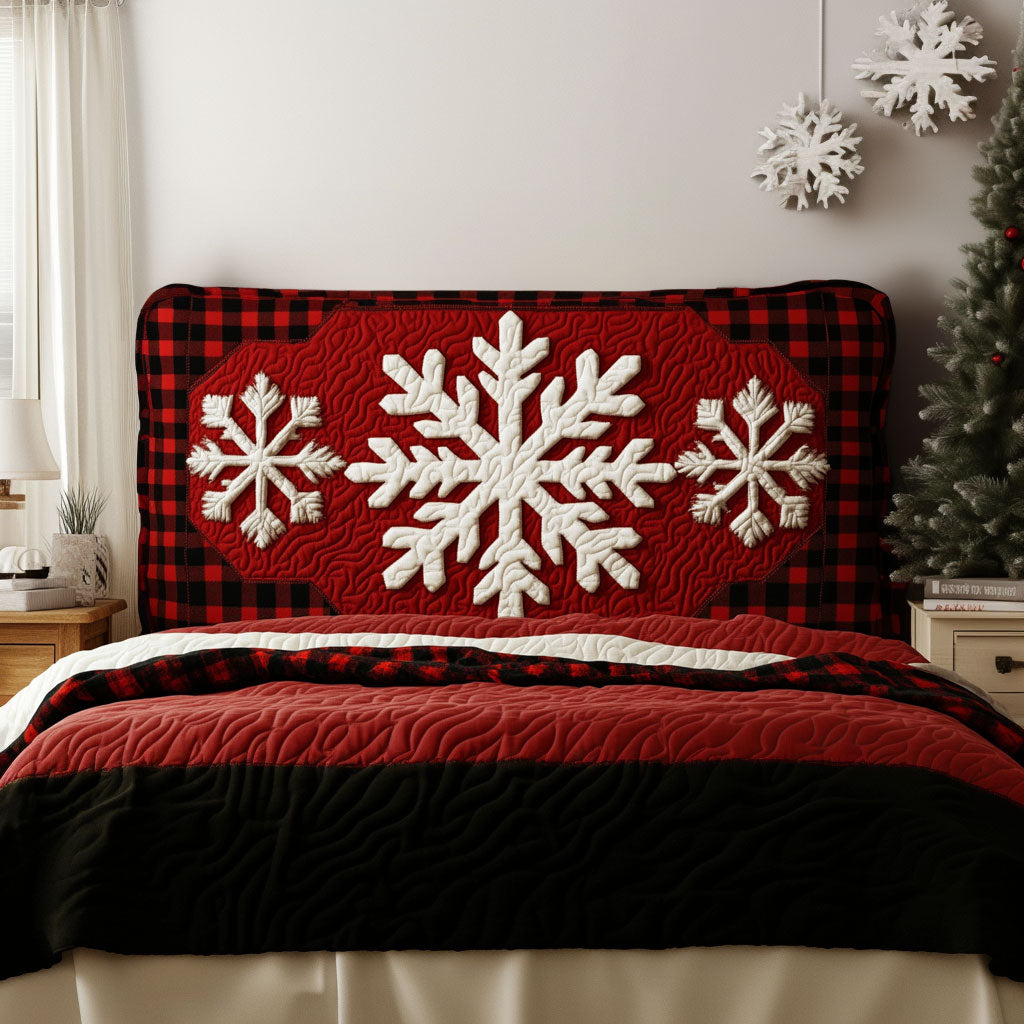 Winter Whisper Snowflake KL0601037CL Quilted Headboard Slipcover
