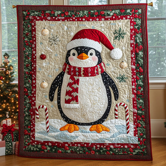Festive Penguin WN0410029CL Quilt