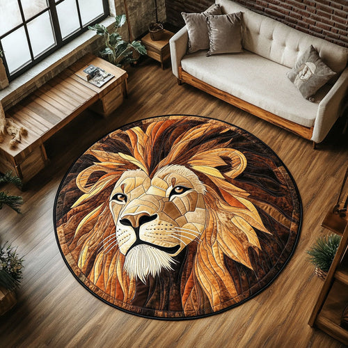 Noble Lion CW1001079CL Quilted Round Mat