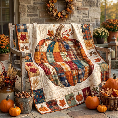 Patchwork Harvest Pumpkin WN1806008CL Quilt